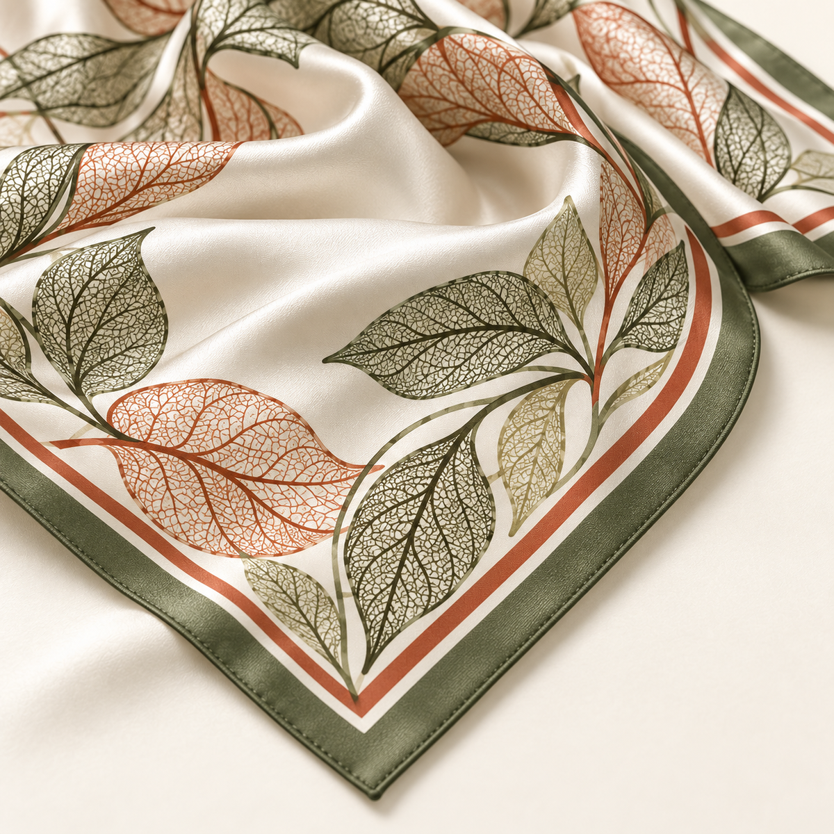 Leafline Square Scarf