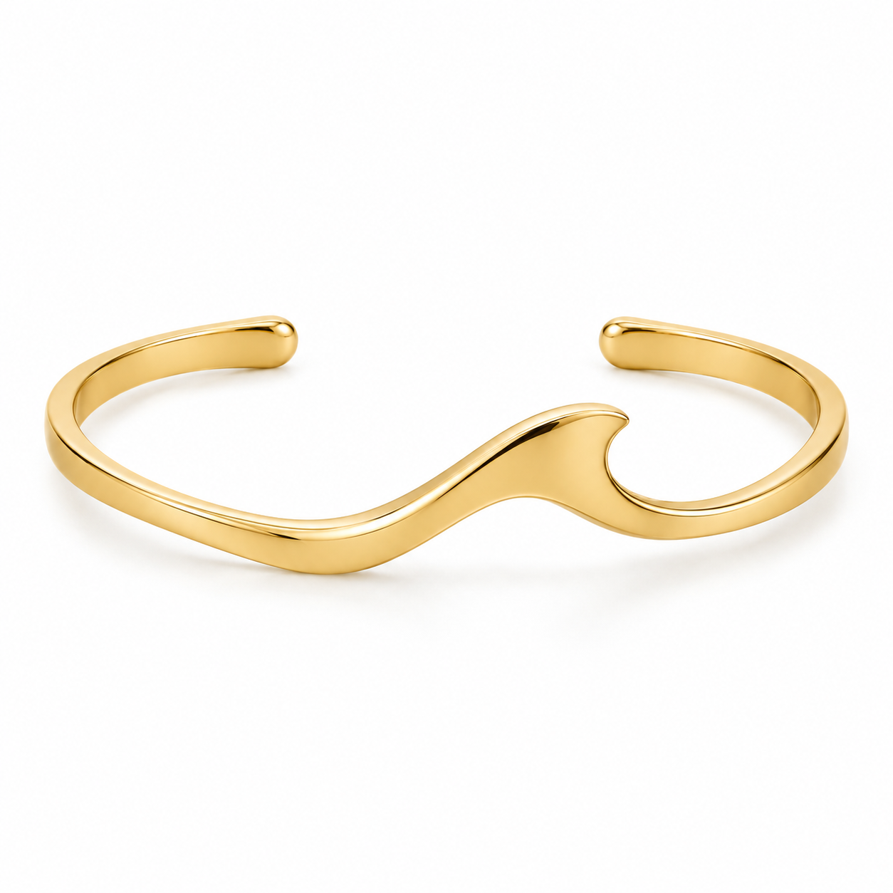 Contour Current Cuff Bracelet