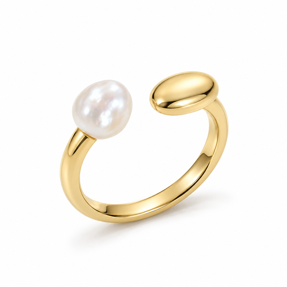 Balance Pearl Open Ring
