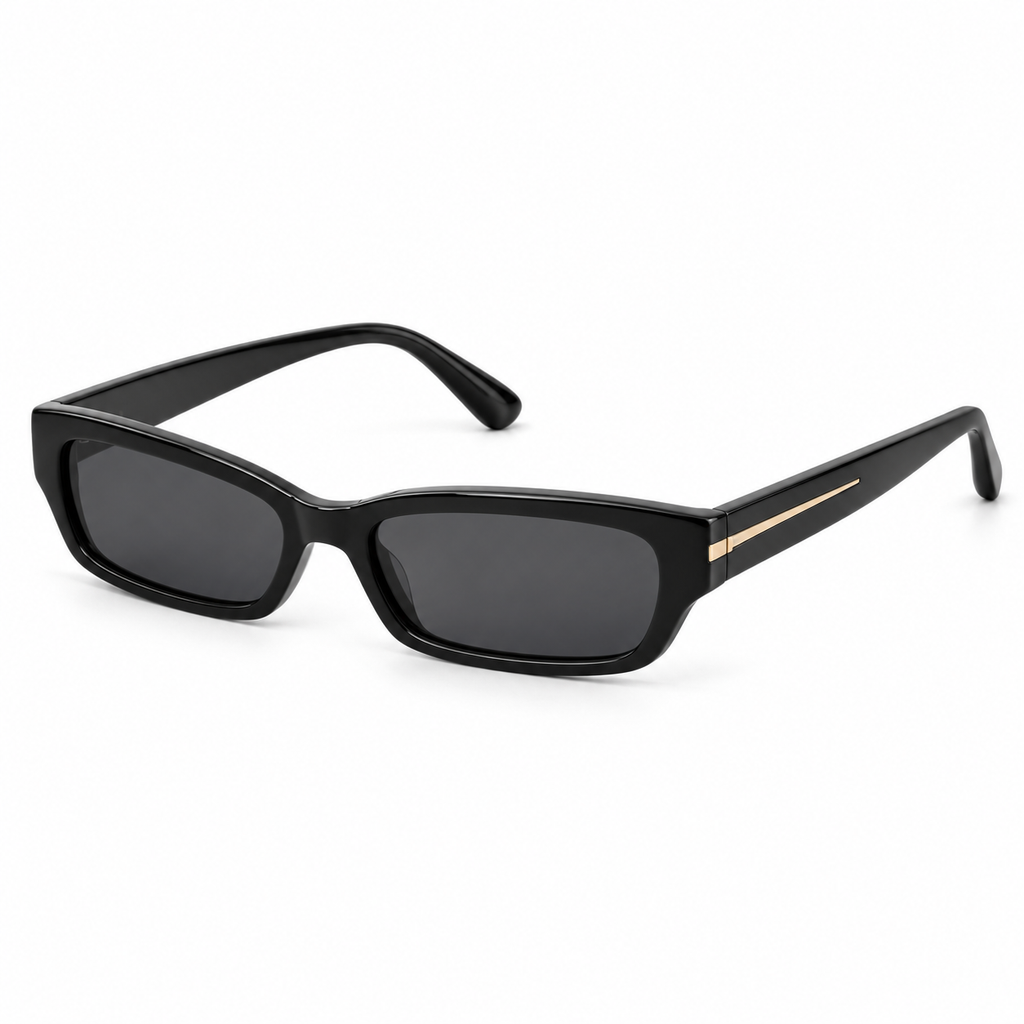 Line Noir Narrow Sunglasses