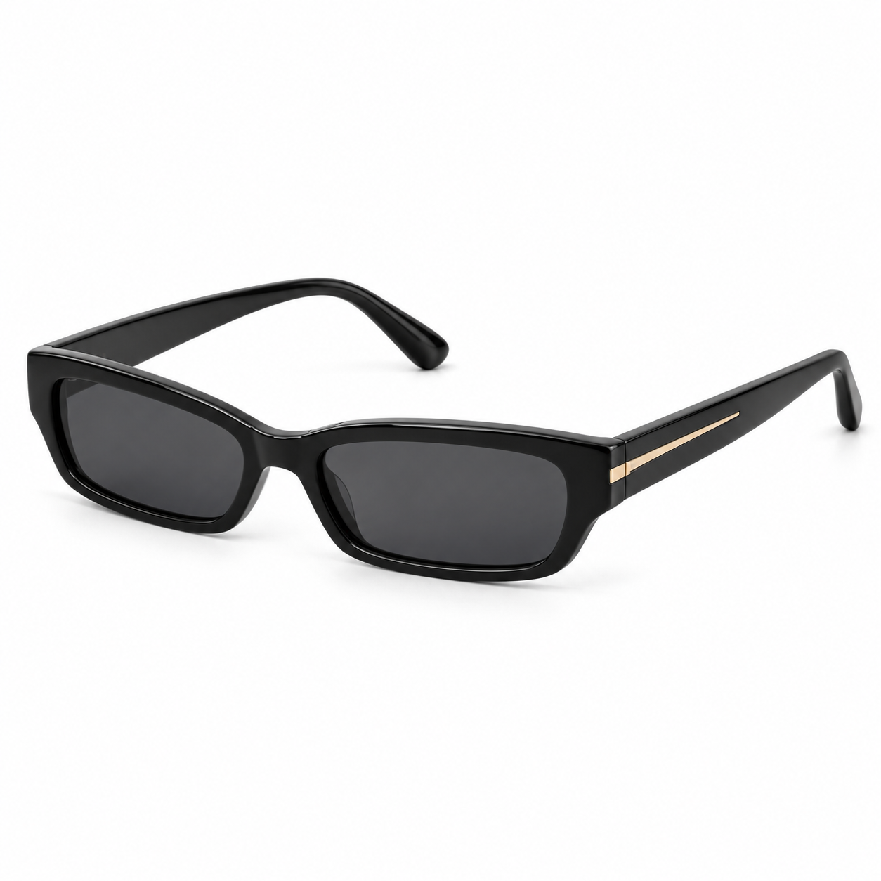Line Noir Narrow Sunglasses