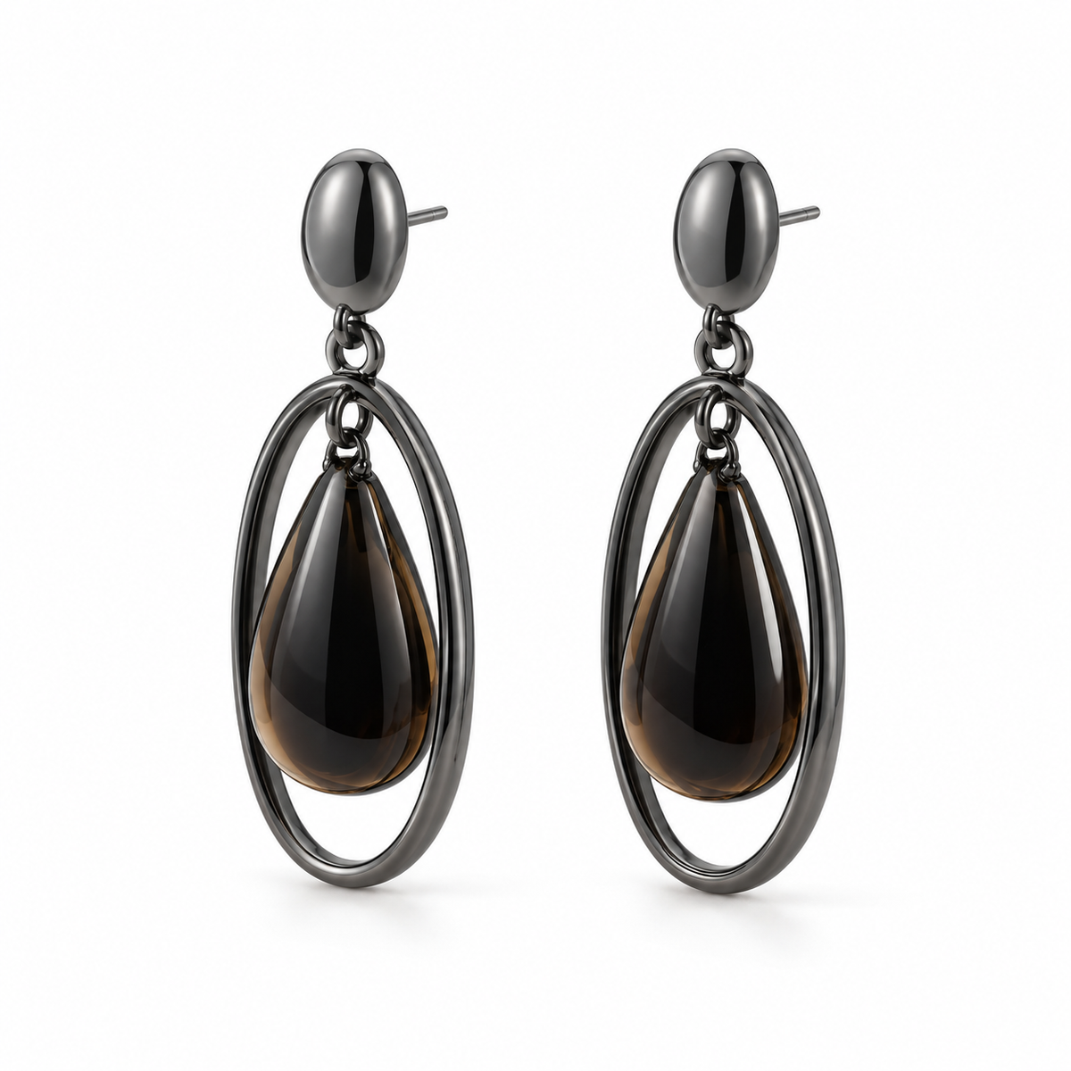 Shadow Drop Resin Earrings