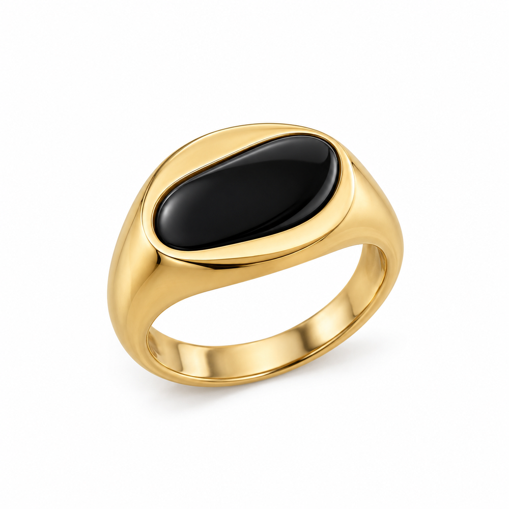 Dual Tone Signet Ring