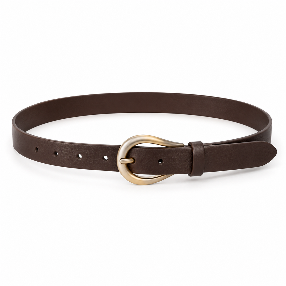 Arc Buckle Slim Belt