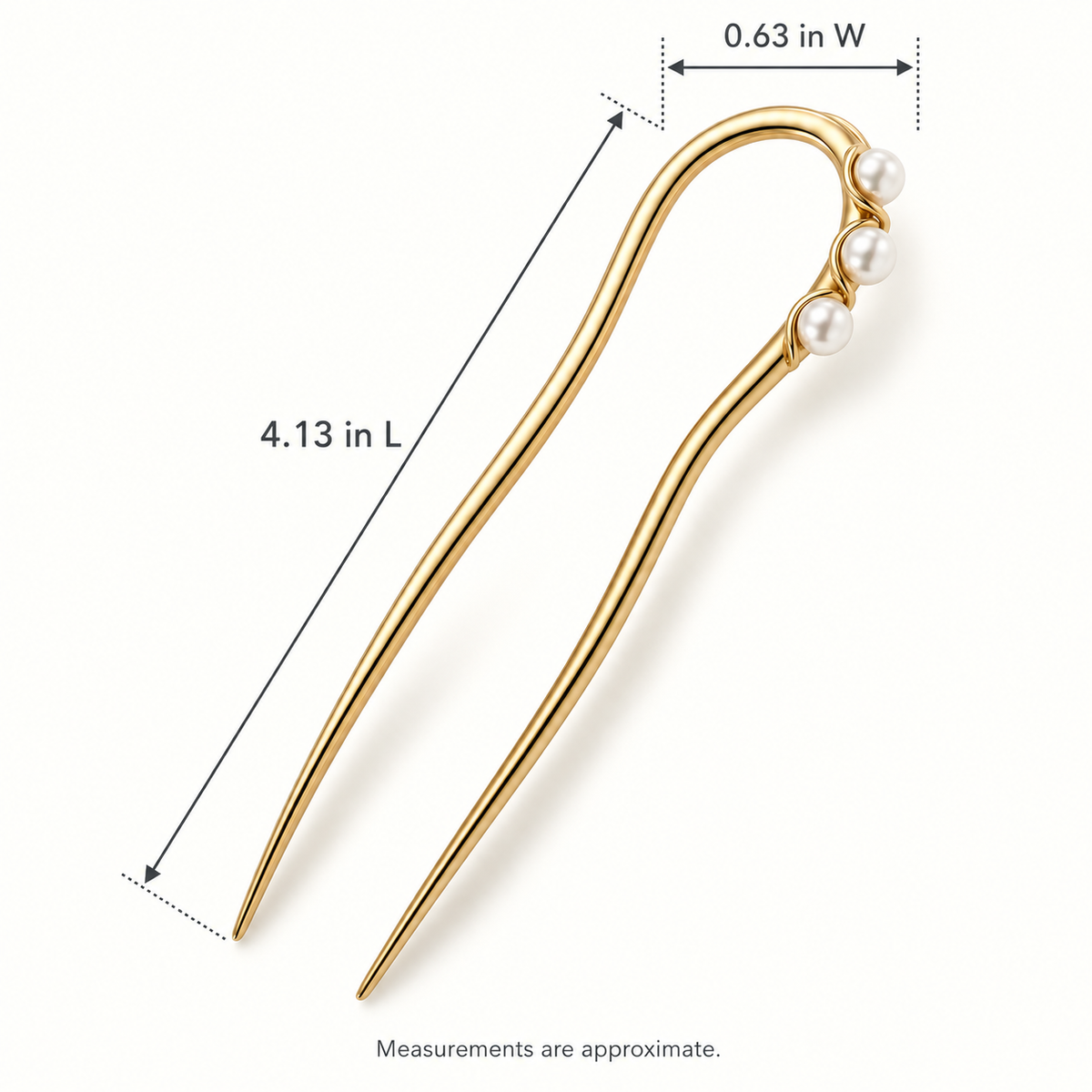 Pearl Spine Hair Pin
