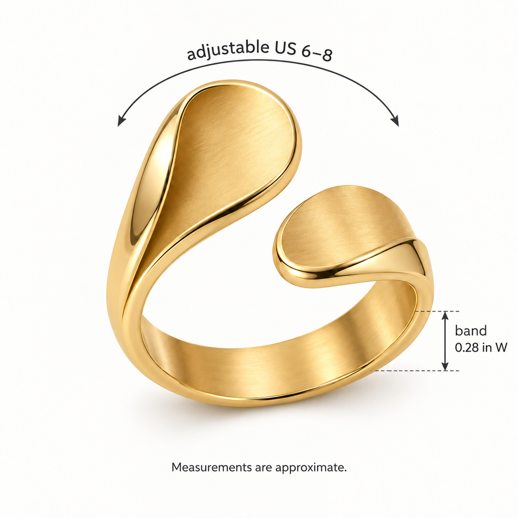 Foldline Open Ring