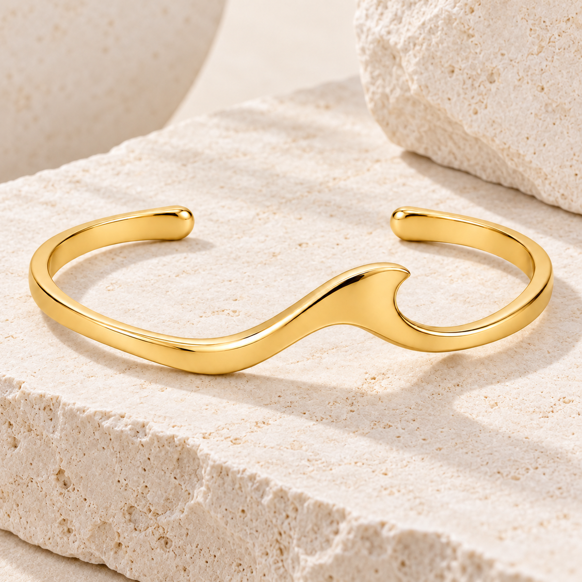 Contour Current Cuff Bracelet
