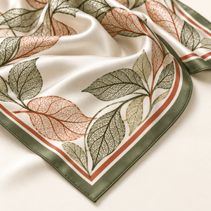 Leafline Square Scarf