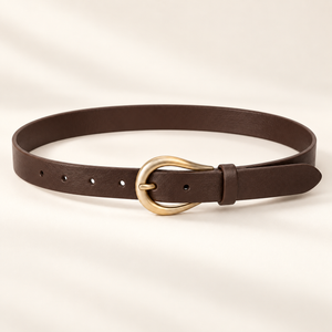 Arc Buckle Slim Belt