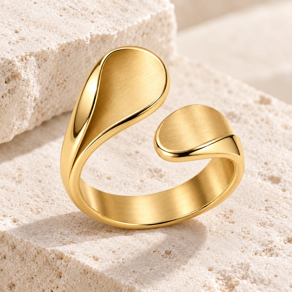 Foldline Open Ring