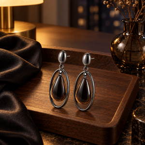 Shadow Drop Resin Earrings