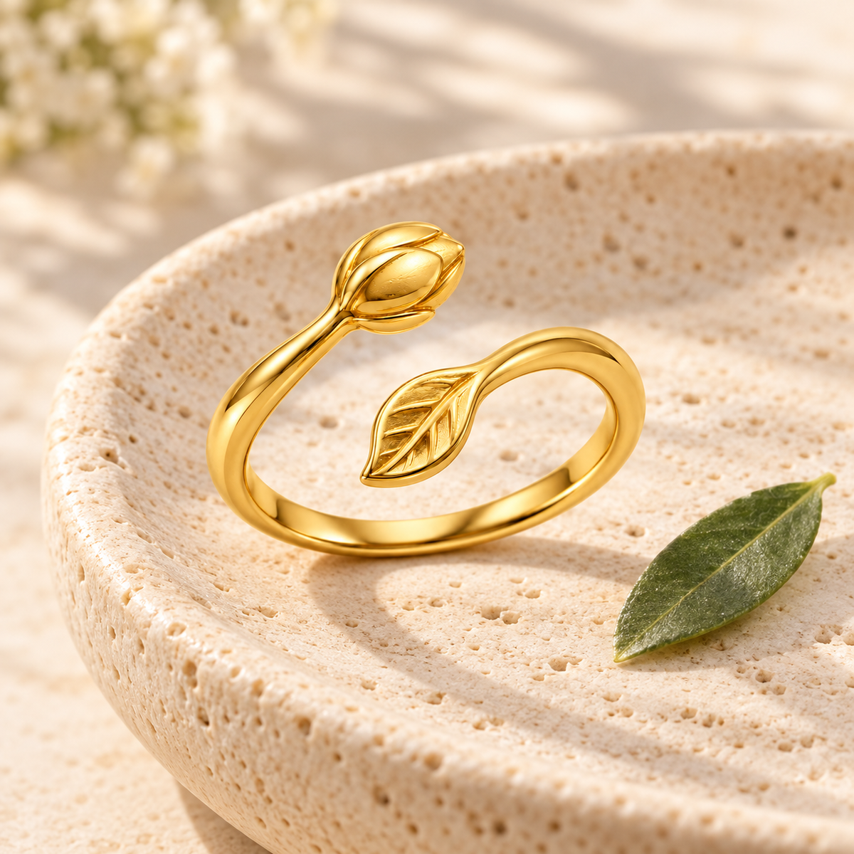 Vine Turn Open Ring