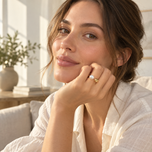 Balance Pearl Open Ring