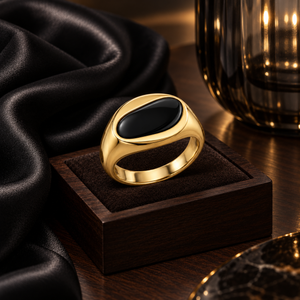 Dual Tone Signet Ring