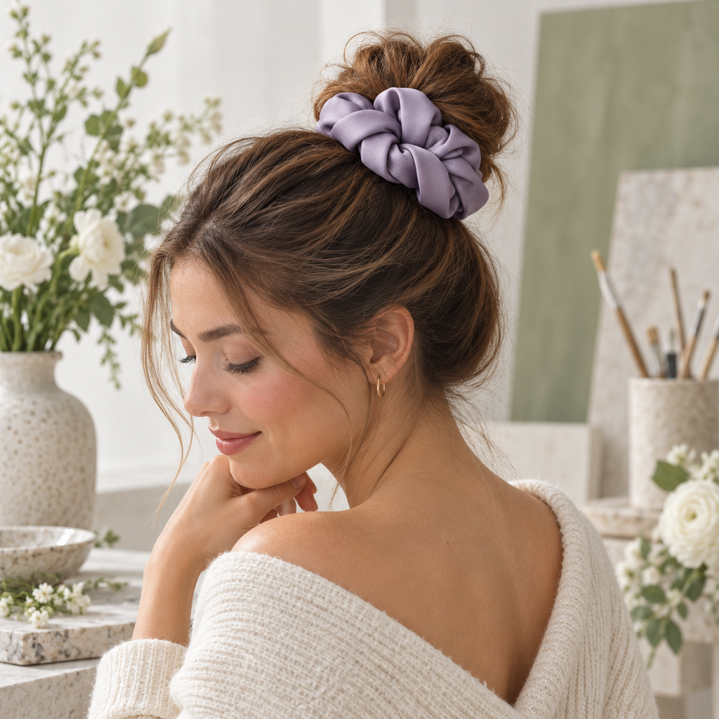 Halo Knot Scrunchie